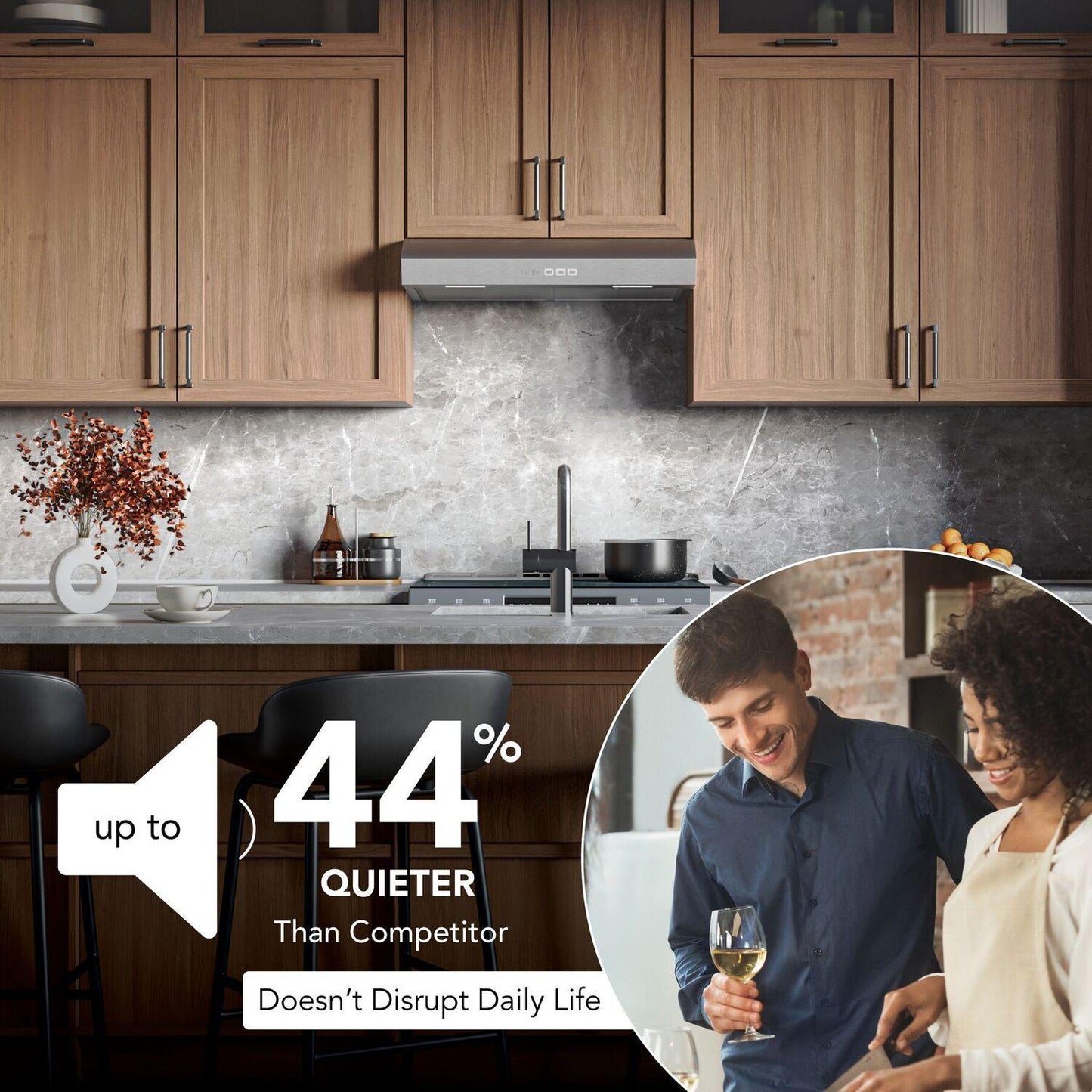 Broan MTR2363SS Mantra 36-Inch 350 Max Blower Cfm 1.5 Sones Stainless Steel Range Hood