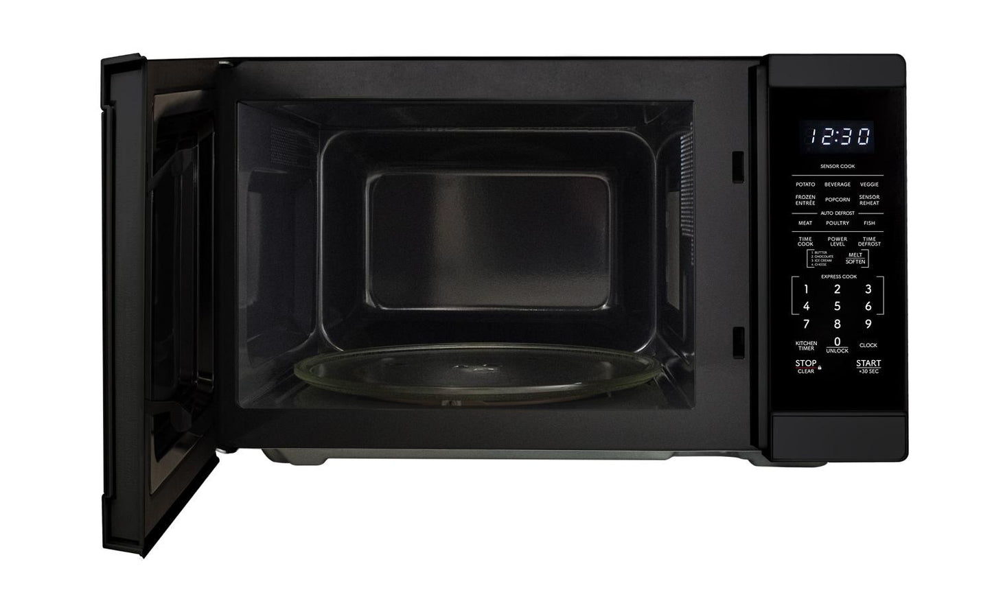 Sharp SMC1461KB Sharp 1.4 Cu. Ft. 1100W Black Countertop Microwave Oven