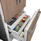 Bosch B36IT100NP Benchmark®, Vario Built-In Fridge-Freezer With Freezer At Bottom, 36'', Soft Close Flat Hinge