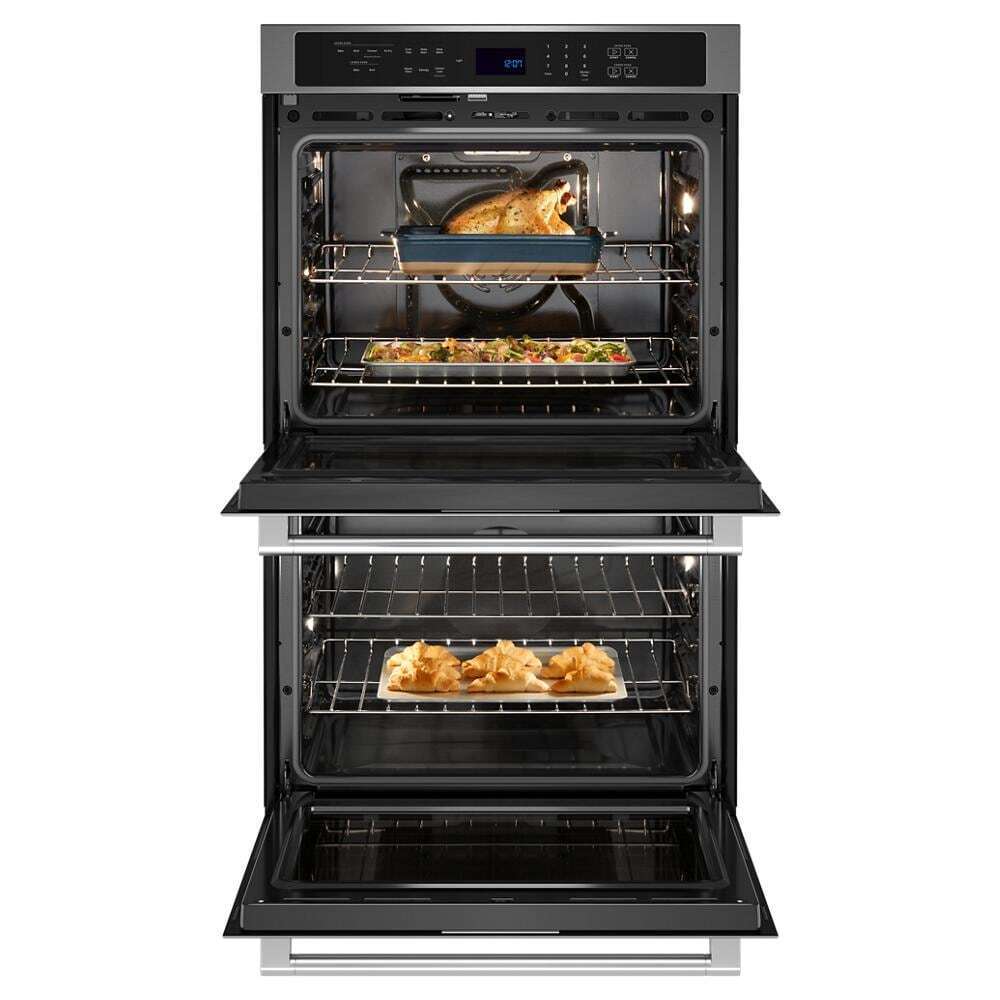 Maytag MOED4030TZ 30-Inch Wide Double Wall Oven With Evenair™ True Convection System - 10.0 Cu. Ft.