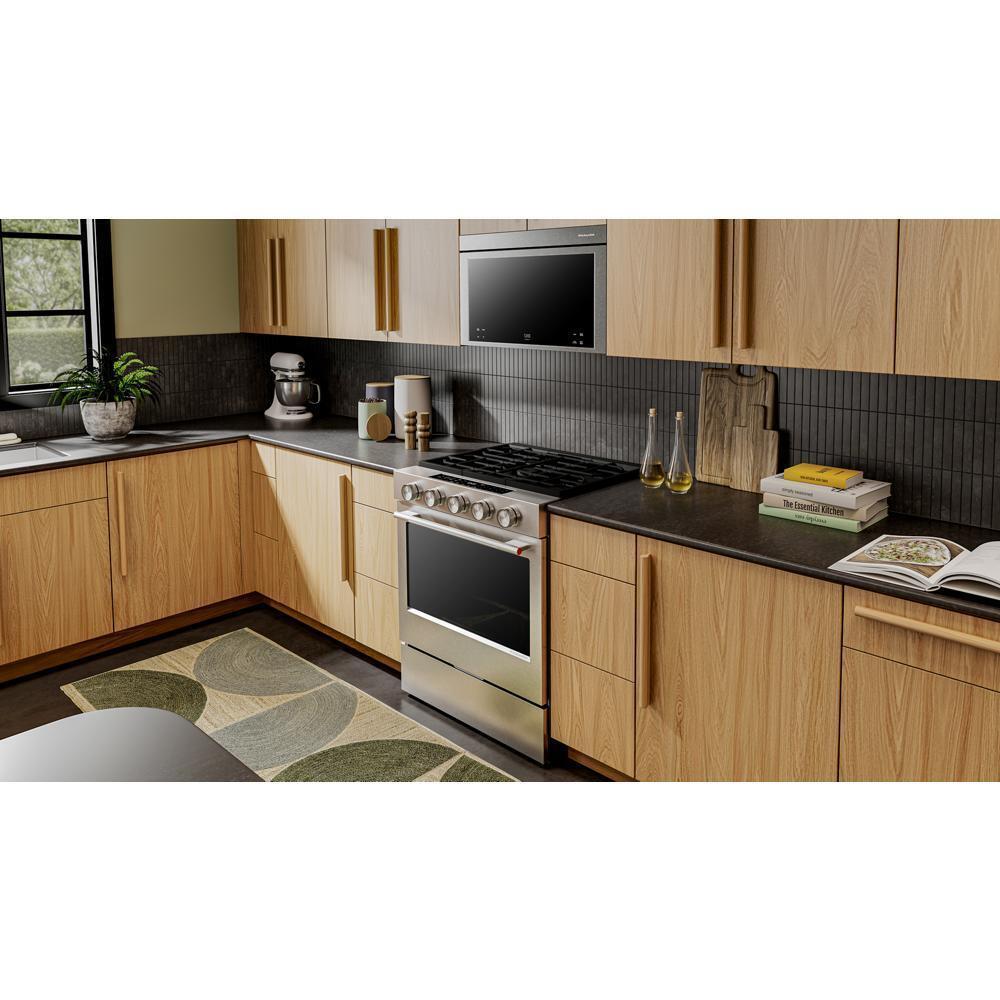 Kitchenaid KSGS330SPS 5.0 Cu. Ft. Smart Slide-In Gas Range With Convection Cooking Modes