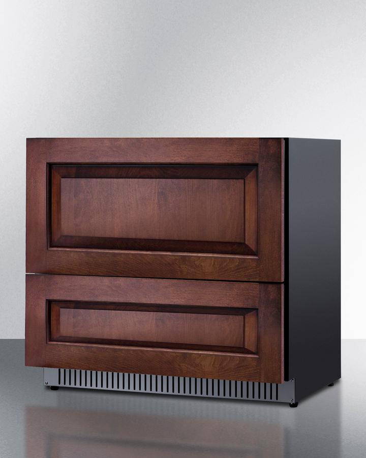 Summit SPR36332DPNR 36" Wide 2-Drawer All-Refrigerator (Panels Not Included)