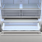Sharp SJF2752MS Sharp 26.5 Cu.Ft. Counter Depth 36 In. French 3-Door Refrigerator With Internal Water Dispenser In Stainless Steel