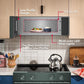 Kitchenaid KMML550RJP Smart Low Profile Microwave Hood Combination With Dual Fan Ventilation