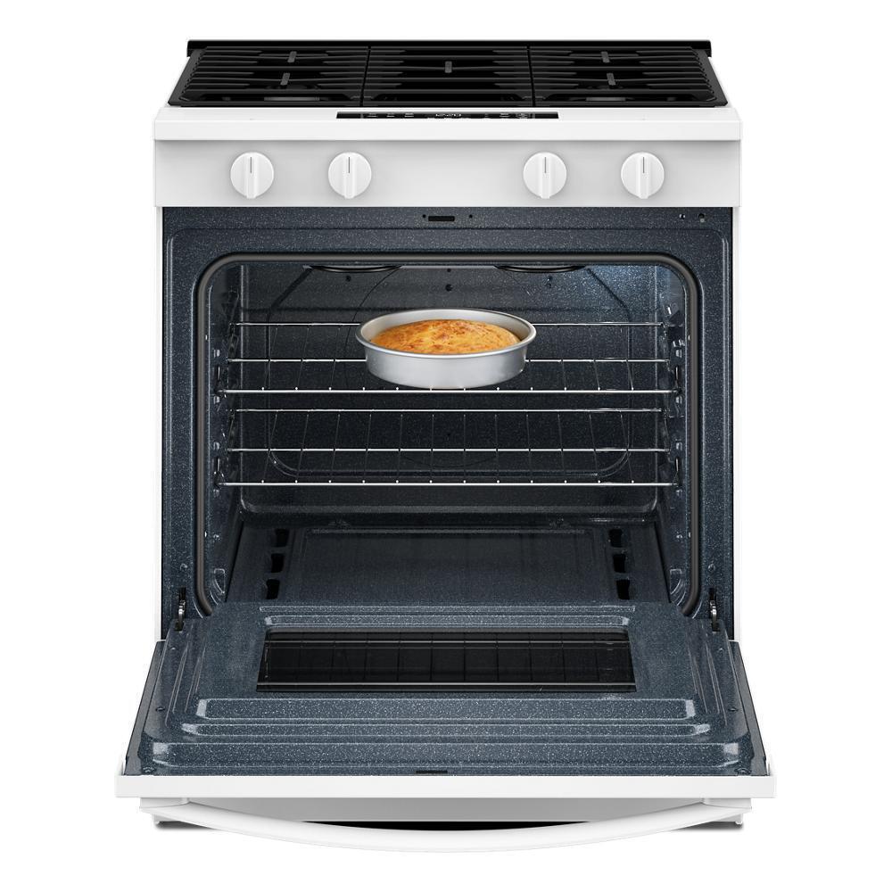 Whirlpool WSGS3330TW 30-Inch Gas Range With No Preheat Mode And Slow Cook