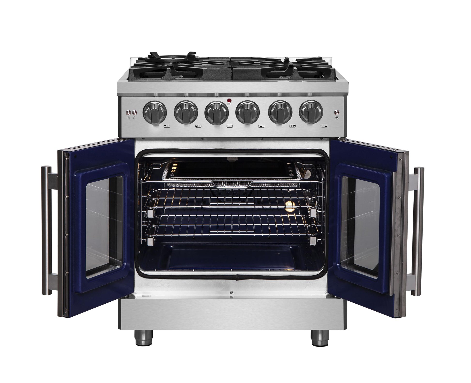 Forno FFSGS643930 Forno Massimo 30" Freestanding French Door Gas Convection Range