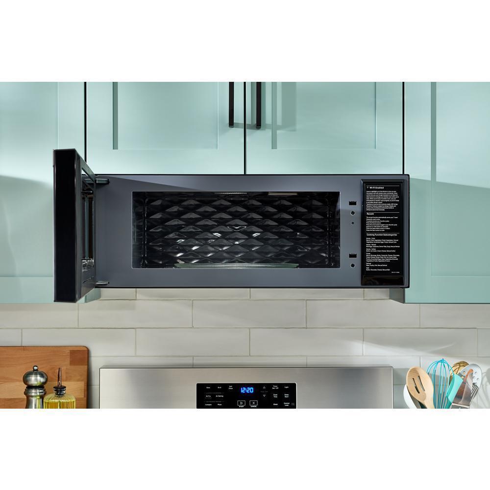 Whirlpool WMML5530RZ 1.1 Cu. Ft. Smart Low Profile Microwave Hood Combination With 450 Crm 4-Speed Venting