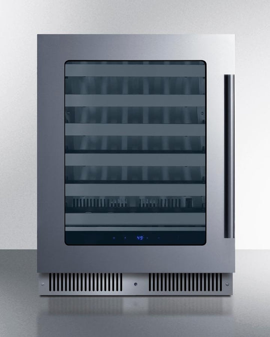 Summit SDHW2442LHD 24" Wide Built-In Wine Cellar