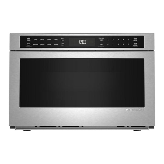 Kitchenaid KMBD524TPS 24" Under-Counter Microwave Oven Drawer With Steam Cooking