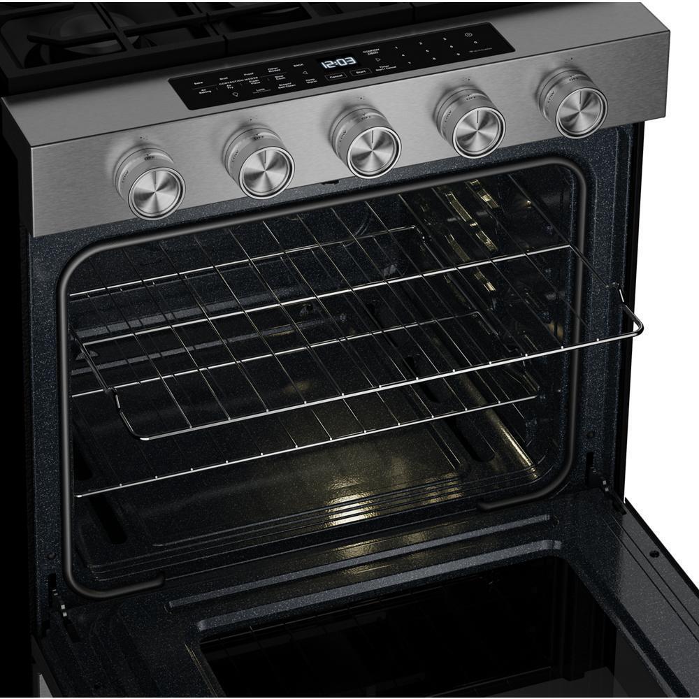 Kitchenaid KSGS330SPS 5.0 Cu. Ft. Smart Slide-In Gas Range With Convection Cooking Modes