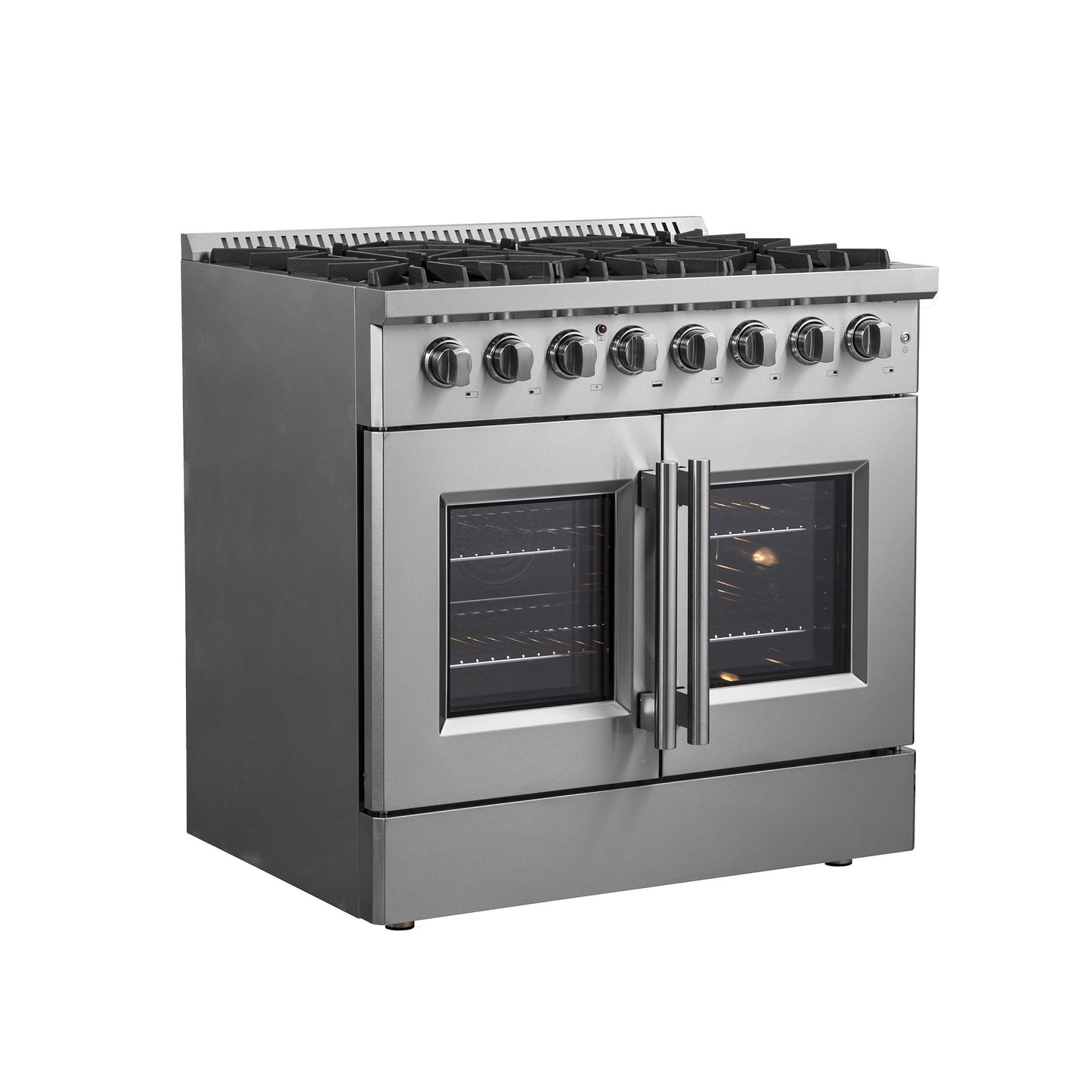 Forno FFSGS635636 Forno Galiano 36" Freestanding French Door Dual Fuel Range