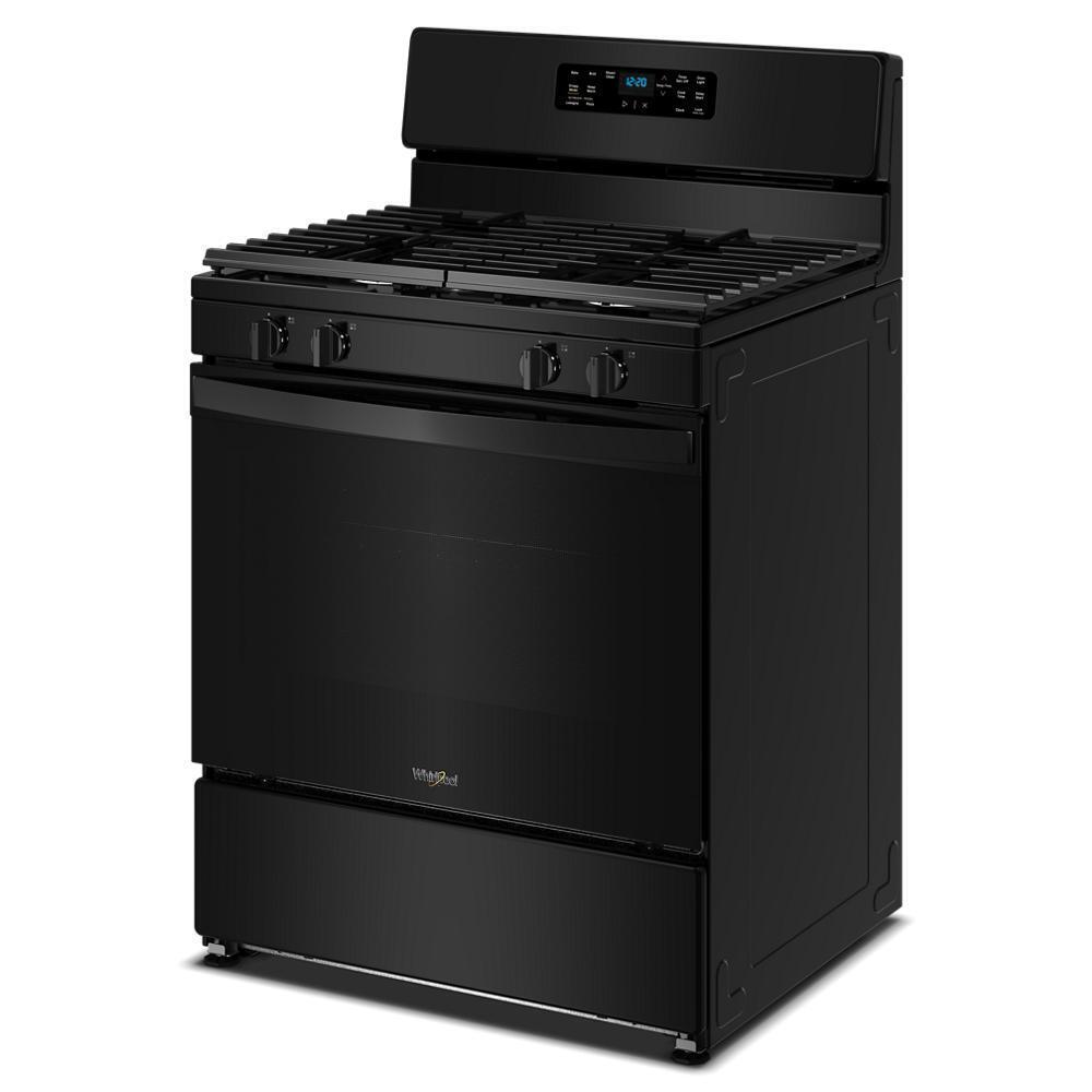 Whirlpool WFGS3030RB 30-Inch Gas Range With Crispy Mode And Dishwasher Safe Grates
