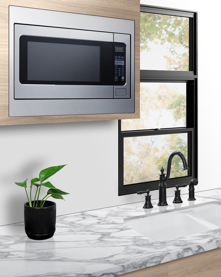 Summit TKSM27 27" Built-In Microwave Trim Kit