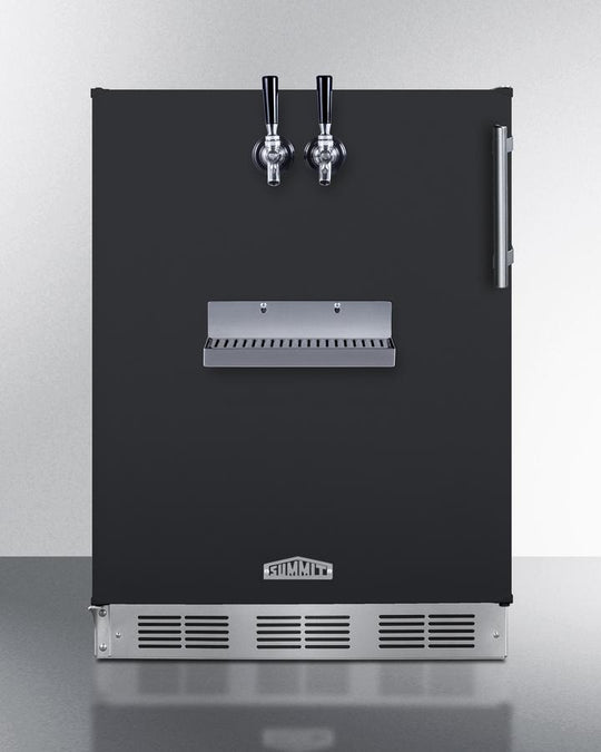 Summit SBC58BFRTPADALHD 24" Wide Front Tap Built-In Beer Kegerator, Ada-Compliant