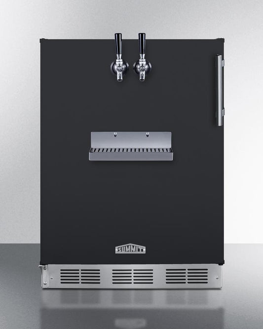 Summit SBC58BFRTPCFADALHD 24" Wide Front Tap Built-In Cold Brew Coffee Kegerator, Ada-Compliant