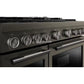 Kitchenaid KFGD948SBE Kitchenaid® 48-Inch 6 Burner Commercial-Style Gas Range With Griddle