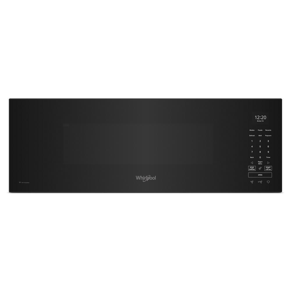 Whirlpool WMML5530RB 1.1 Cu. Ft. Smart Low Profile Microwave Hood Combination With 450 Crm 4-Speed Venting