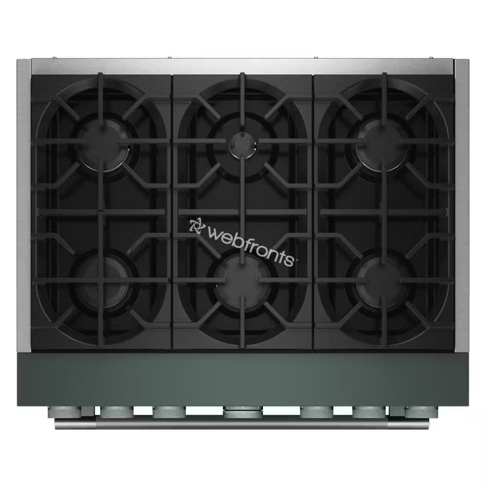 Kitchenaid KFDS936SJP 36-Inch 6 Burner Commercial-Style Dual Fuel Range With No Preheat Air Fry Mode