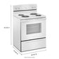 Amana AFCS2530TW Amana® 30-Inch Electric Range With Extra-Large Oven Window