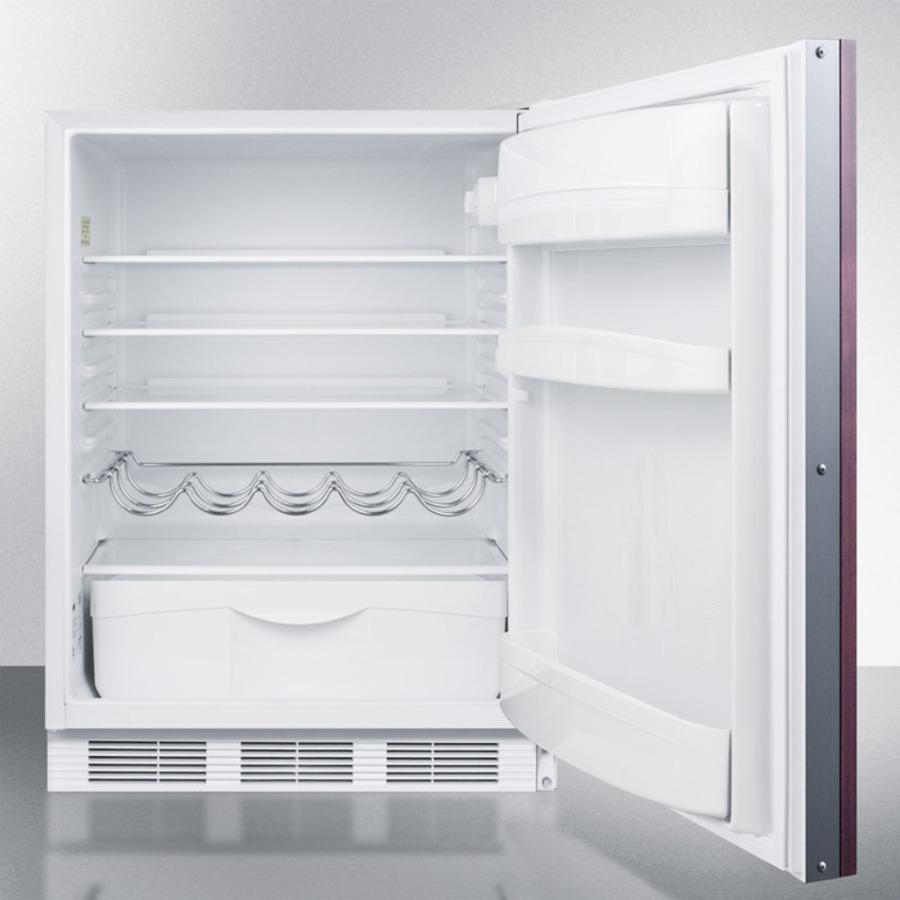 Summit FF61WIF 24" Wide Built-In All-Refrigerator (Panel Not Included)