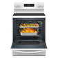 Whirlpool WFES5730SW 30-Inch Electric Range With Air Cooking Technology