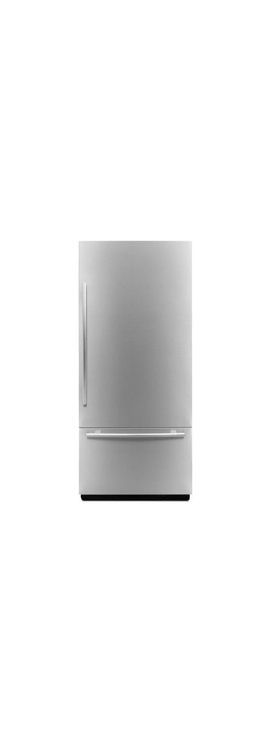 Jennair JBBFR36NHS Euro-Style 36" Fully Integrated Built-In Bottom-Freezer Right-Hand Door Swing Panel-Kit Stainless Steel
