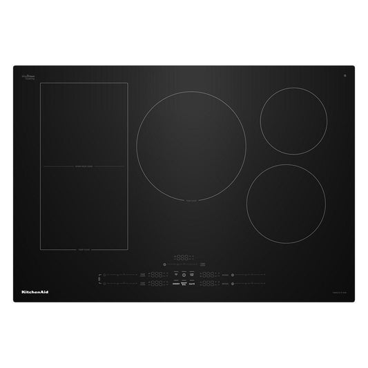 Kitchenaid KCIT730SBL 30" Temp Cook™ Induction Cooktop With 5 Cooking Zones