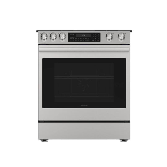 Sharp SSR3074SNS 30 In. 5 Burner 6.3 Cu. Ft. Slide-In Electric Range With Convection
