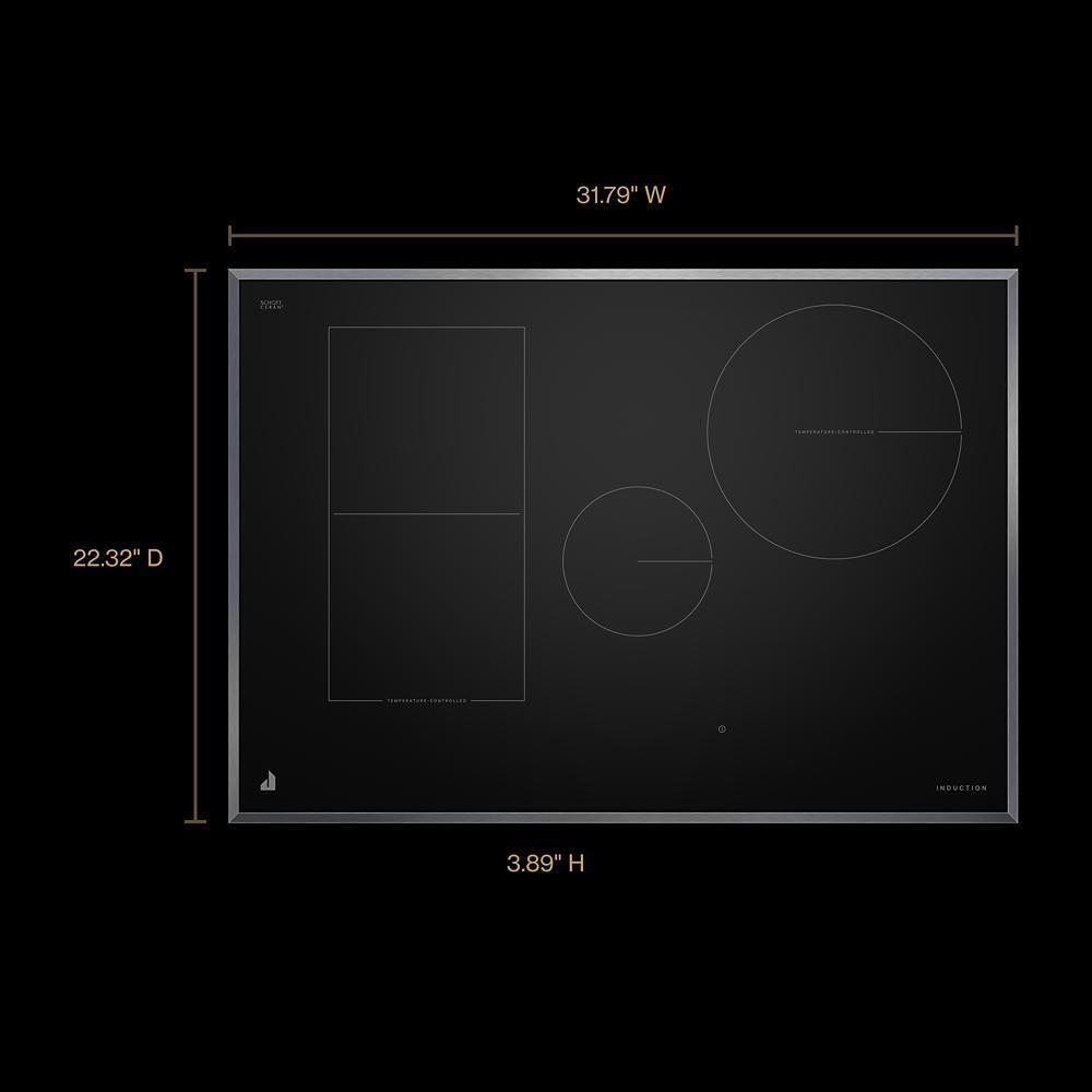 Jennair JICT730SS 30" Lustre Smart Induction Cooktop With Temperature-Controlled Cooking