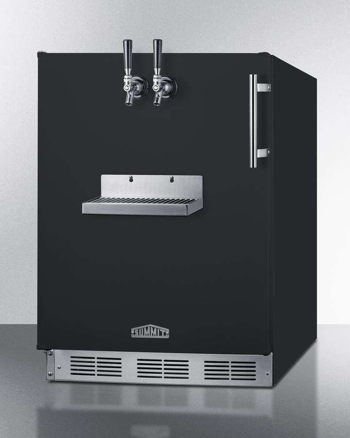 Summit SBC58BFRTPADALHD 24" Wide Front Tap Built-In Beer Kegerator, Ada-Compliant