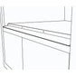 Sharp SKMD24F0AH 24 In. Black Stainless Steel Flush Mount Deflector For Smd2470Ah