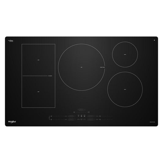 Whirlpool WCIT7536SB 36" Intelligent Induction Cooktop With Temp Cook™ Technology And Wipeclean™ Coating