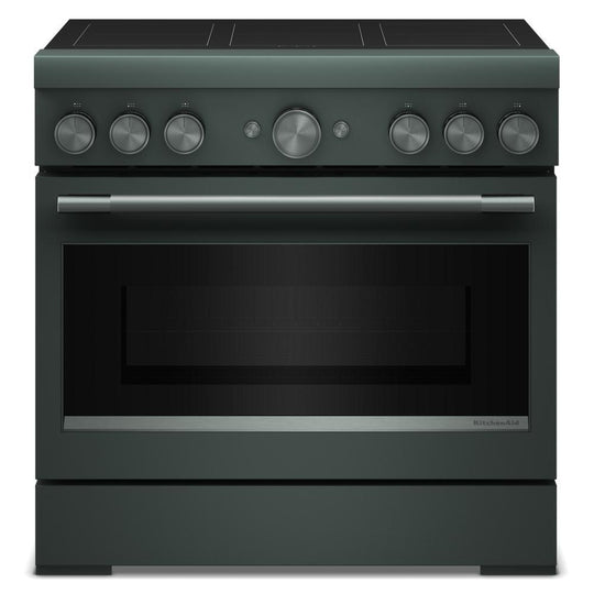 Kitchenaid KFIS936SJP 36-Inch 6-Element Induction Freestanding Commercial-Style Range With Air Fry