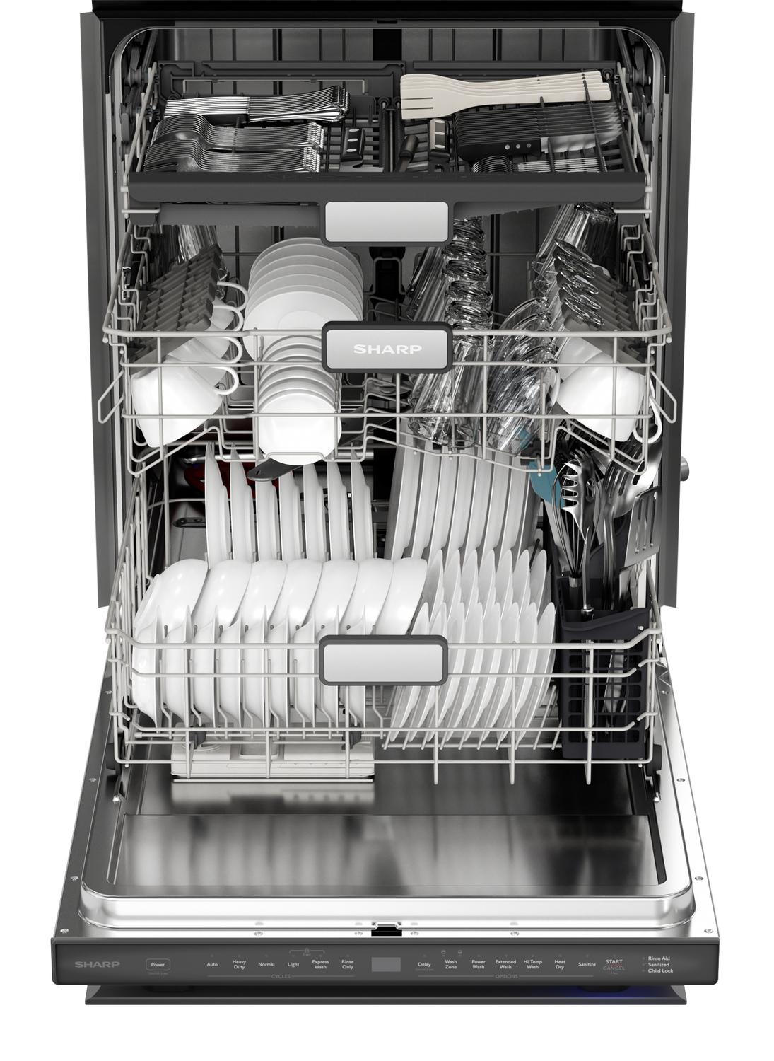 Sharp SDW6736MS Built-In Dishwasher - Thumbnail 3