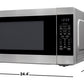Sharp SMC2266KS Sharp 2.2 Cu. Ft. 1200W Stainless Steel Countertop Microwave Oven With Inverter Technology
