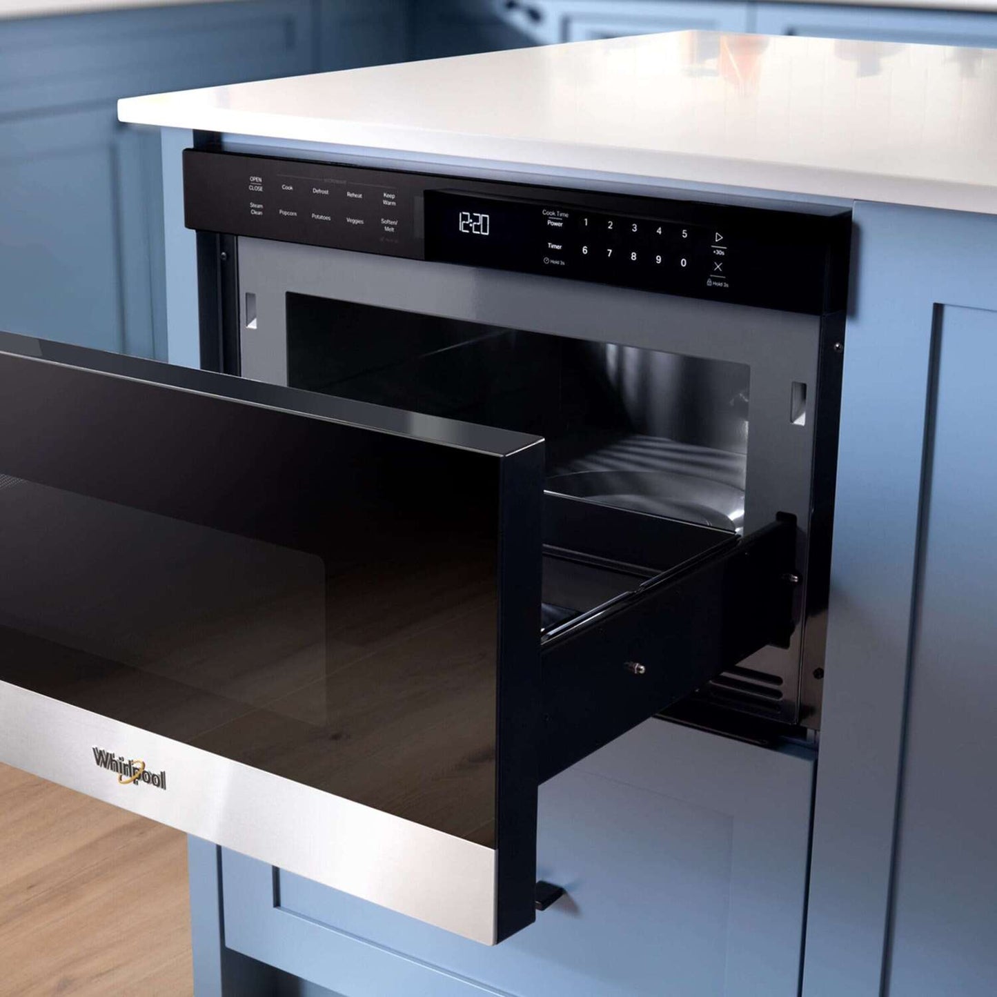 Whirlpool WMBD5024TS 24-Inch Built-In Microwave Drawer With Sensor Cooking