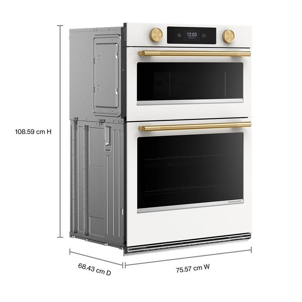 Kitchenaid KOEC730SPL 30-Inch Smart Electric Combo Wall Oven With Assisted Cooking Modes