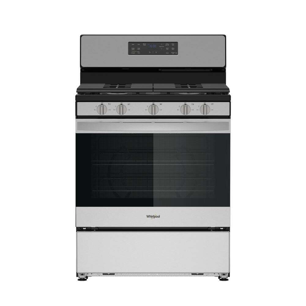 Whirlpool WFGS3330RS 30-Inch Gas Range With Crispy Mode And Griddle Zone
