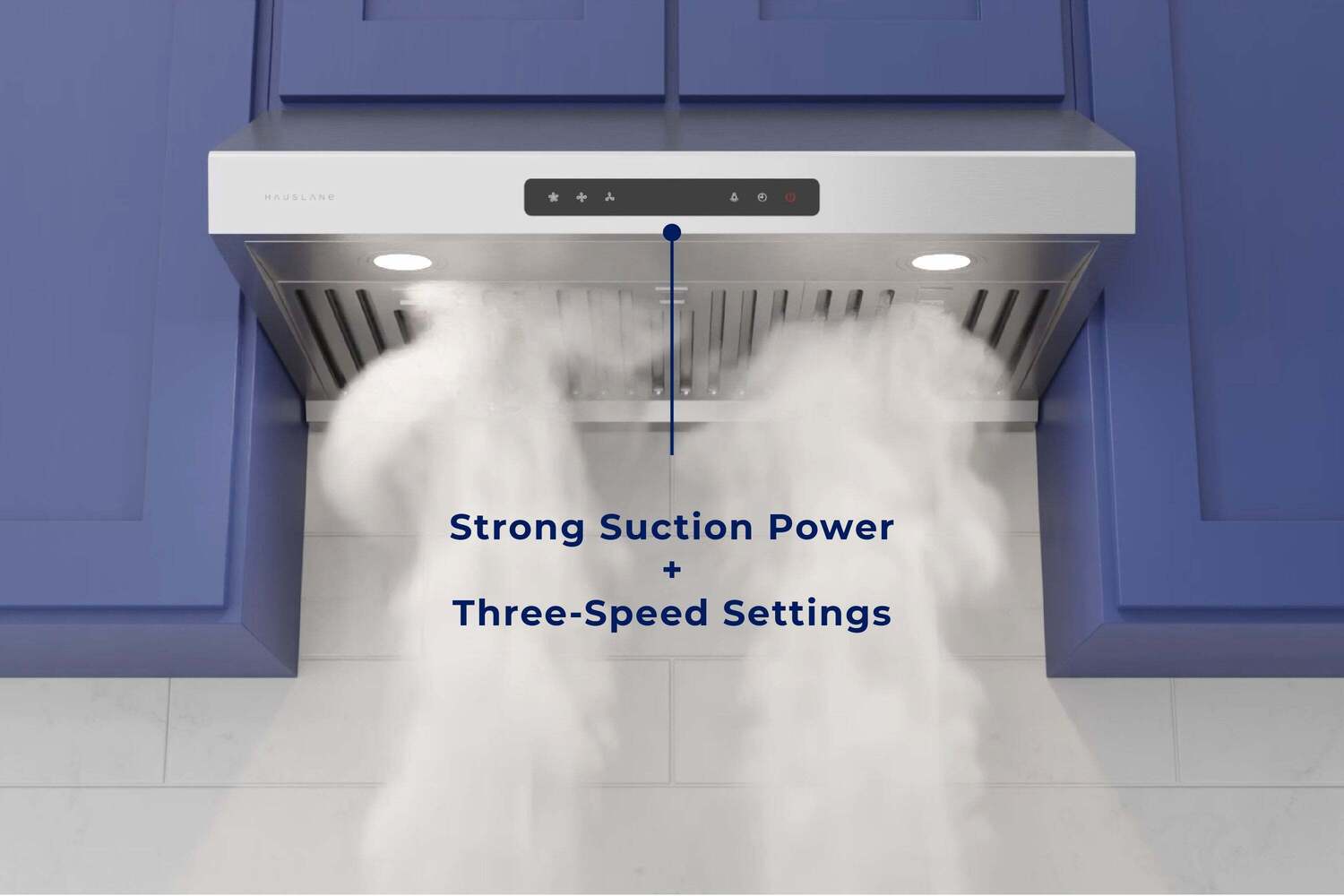 Hauslane WM530SS30P Hauslane Chef 30-In Convertible Stainless Steel Wall-Mounted Range Hood