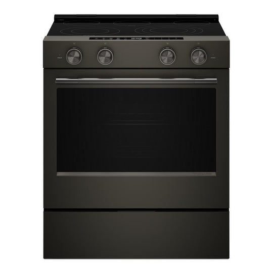 Kitchenaid KSES530SBE 5.3 Cu. Ft. Smart Slide-In Electric Range With Two Even-Heat&#8482; Hyper Elements And Convection Cooking Modes
