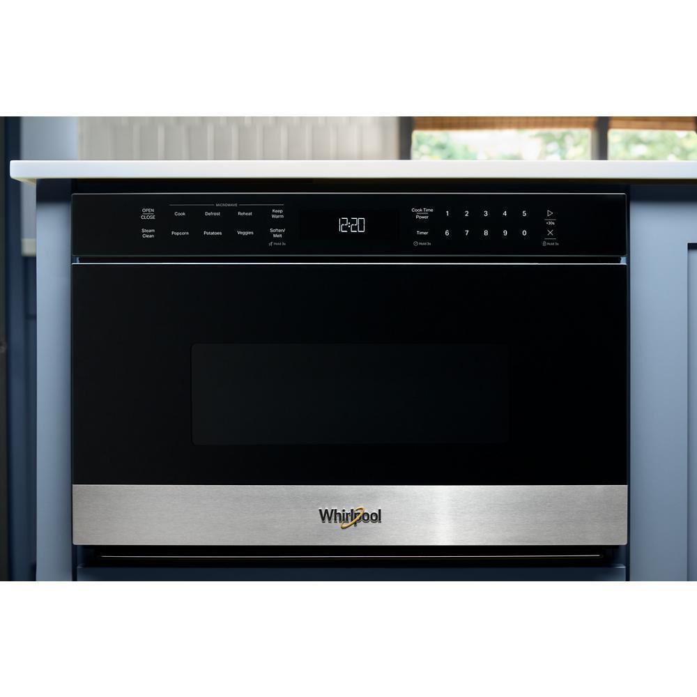 Whirlpool WMBD5024TS 24-Inch Built-In Microwave Drawer With Sensor Cooking