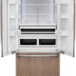 Bosch B36IT100NP Benchmark®, Vario Built-In Fridge-Freezer With Freezer At Bottom, 36'', Soft Close Flat Hinge