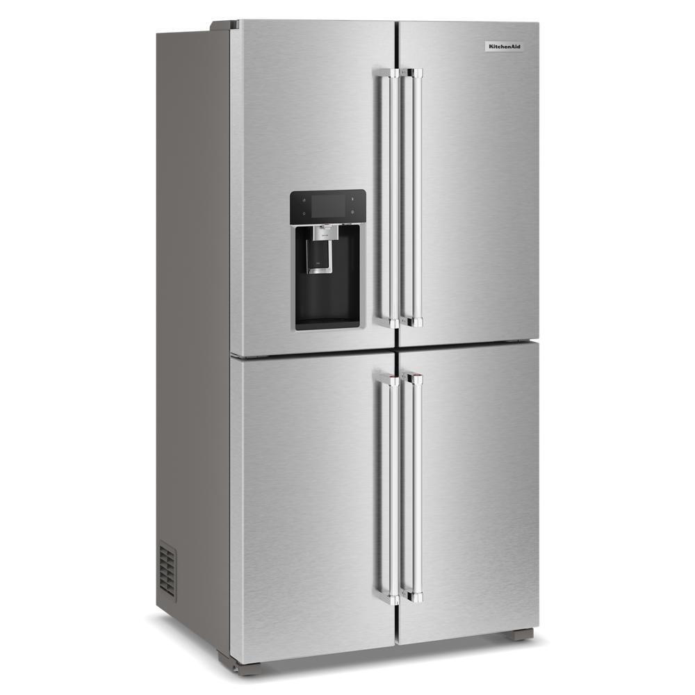 Kitchenaid KRQC736RPS 36" Counter-Depth 19.4 Cu Ft 4-Door Refrigerator With Flexible Temperature Zone In Printshield Finish