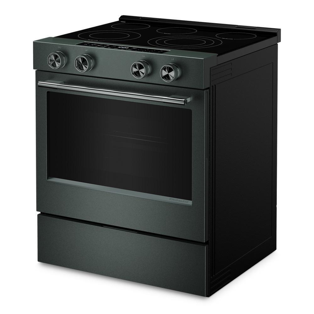 Kitchenaid KSES530SJP 5.3 Cu. Ft. Smart Slide-In Electric Range With Two Even-Heat&#8482; Hyper Elements And Convection Cooking Modes