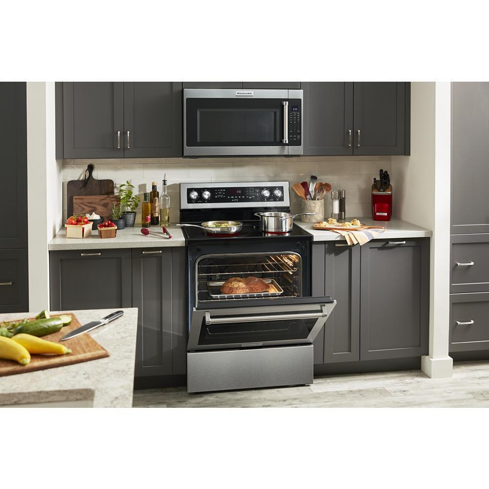 Kitchenaid KMHS120KPS 30" 1000-Watt Microwave Hood Combination