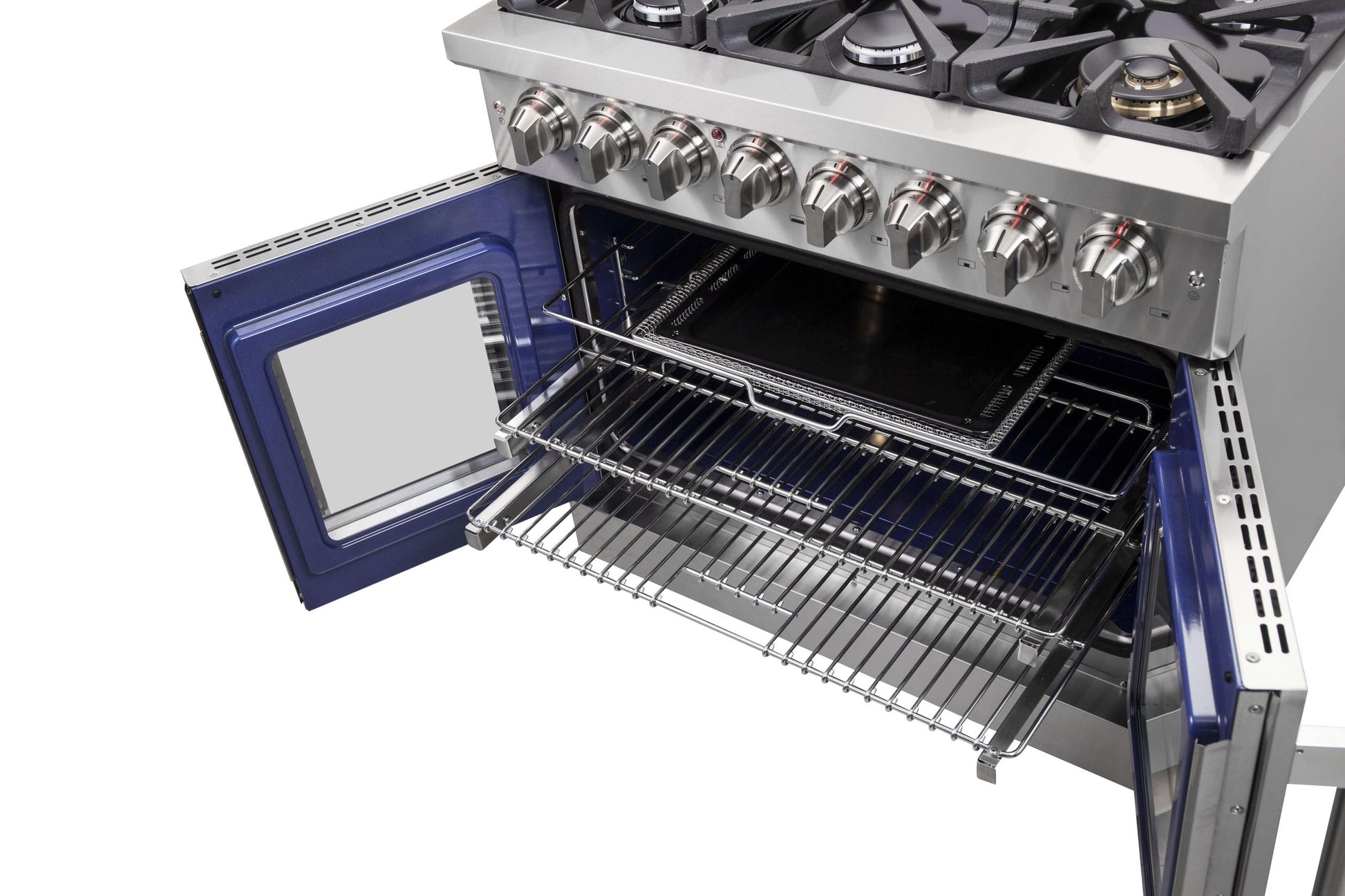 Forno FFSGS632536 Forno Massimo 36" Freestanding French Door Dual Fuel Range