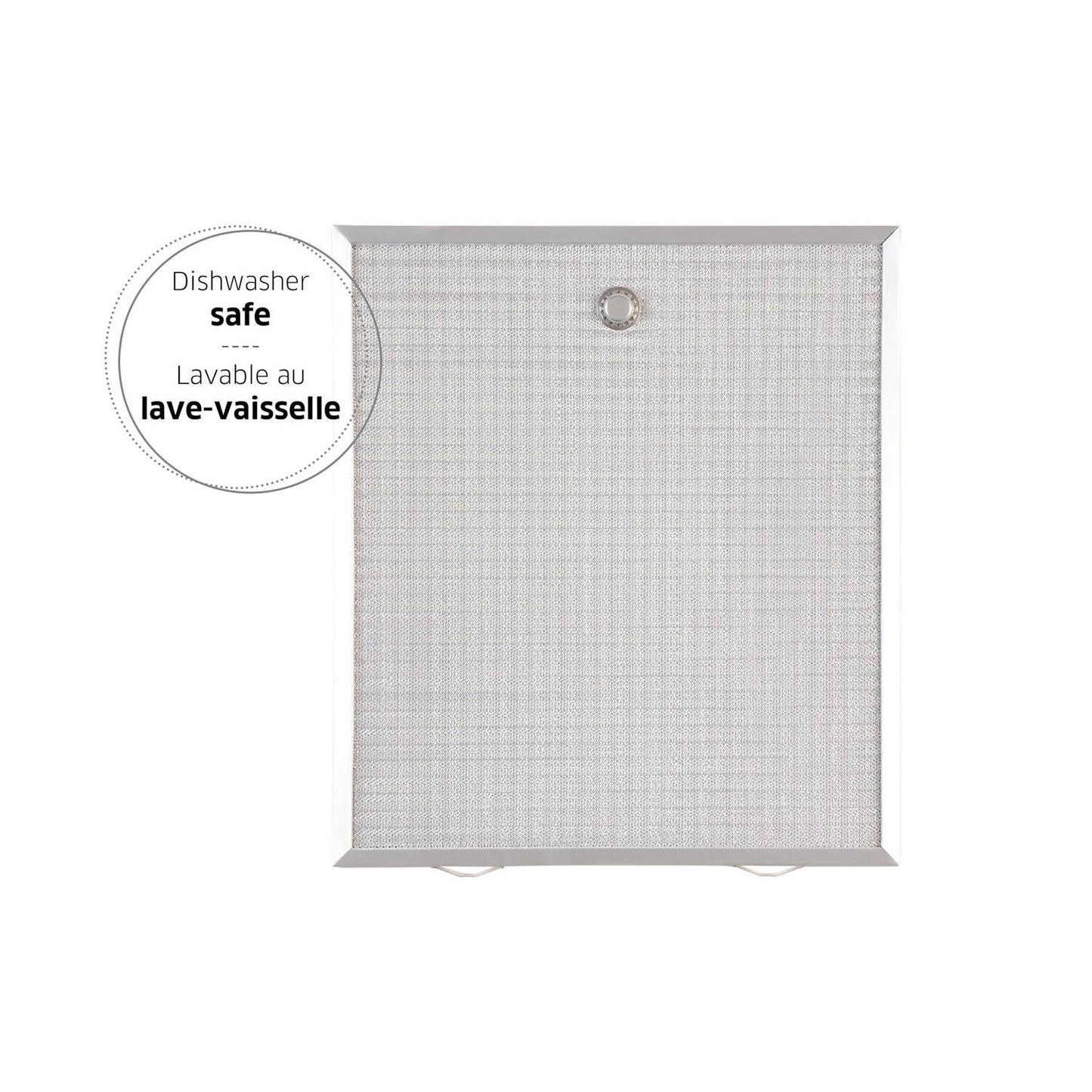 Broan HPFAMM30 Broan-Nutone® Genuine Replacement Aluminum Filter For Range Hoods, 15-3/4" X 13-7/8", Fits Select Models, (2-Pack)