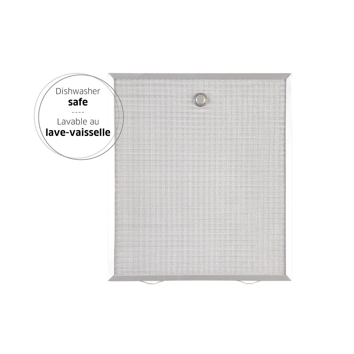 Broan HPFAMM30 Broan-Nutone® Genuine Replacement Aluminum Filter For Range Hoods, 15-3/4" X 13-7/8", Fits Select Models, (2-Pack)