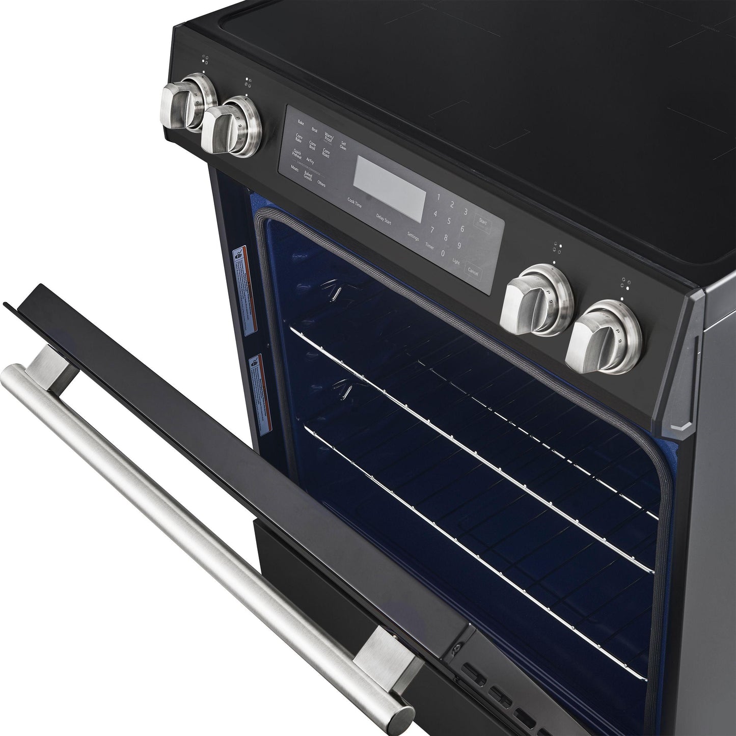 Forno FFSIN090530BLK Espresso Donatello 30-Inch Slide-In Induction Range Black