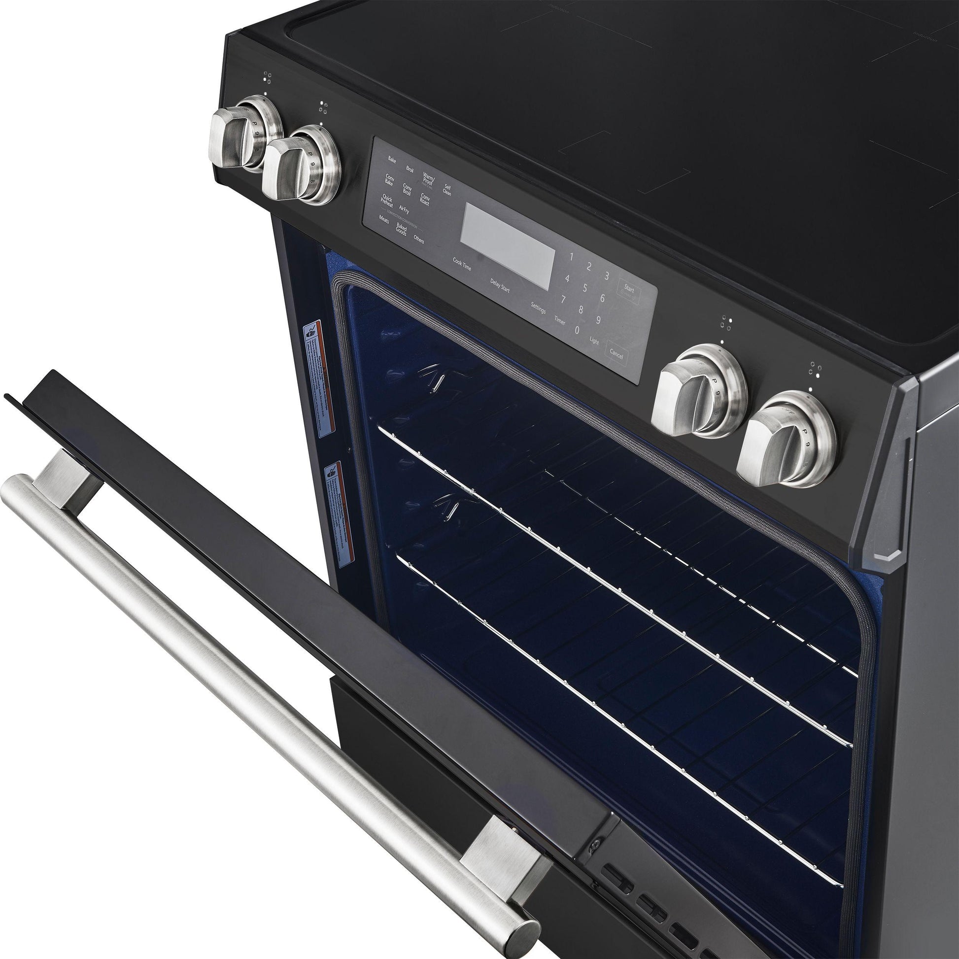 Forno FFSIN090530BLK Espresso Donatello 30-Inch Slide-In Induction Range Black